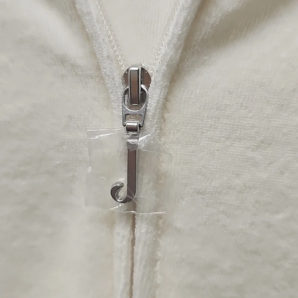 Juicy Couture Off-White Terry Cloth Top